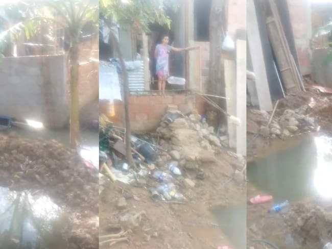 Emergencia sanitaria en el barrio María Gracia de Cúcuta. / Foto: Cortesía.