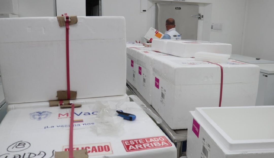 Lote de vacunas recibido en Caldas