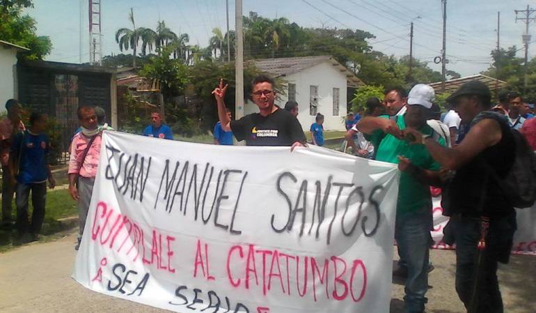 Cesar Jerez líder de la Asociación de Campesinos del Catatumbo
