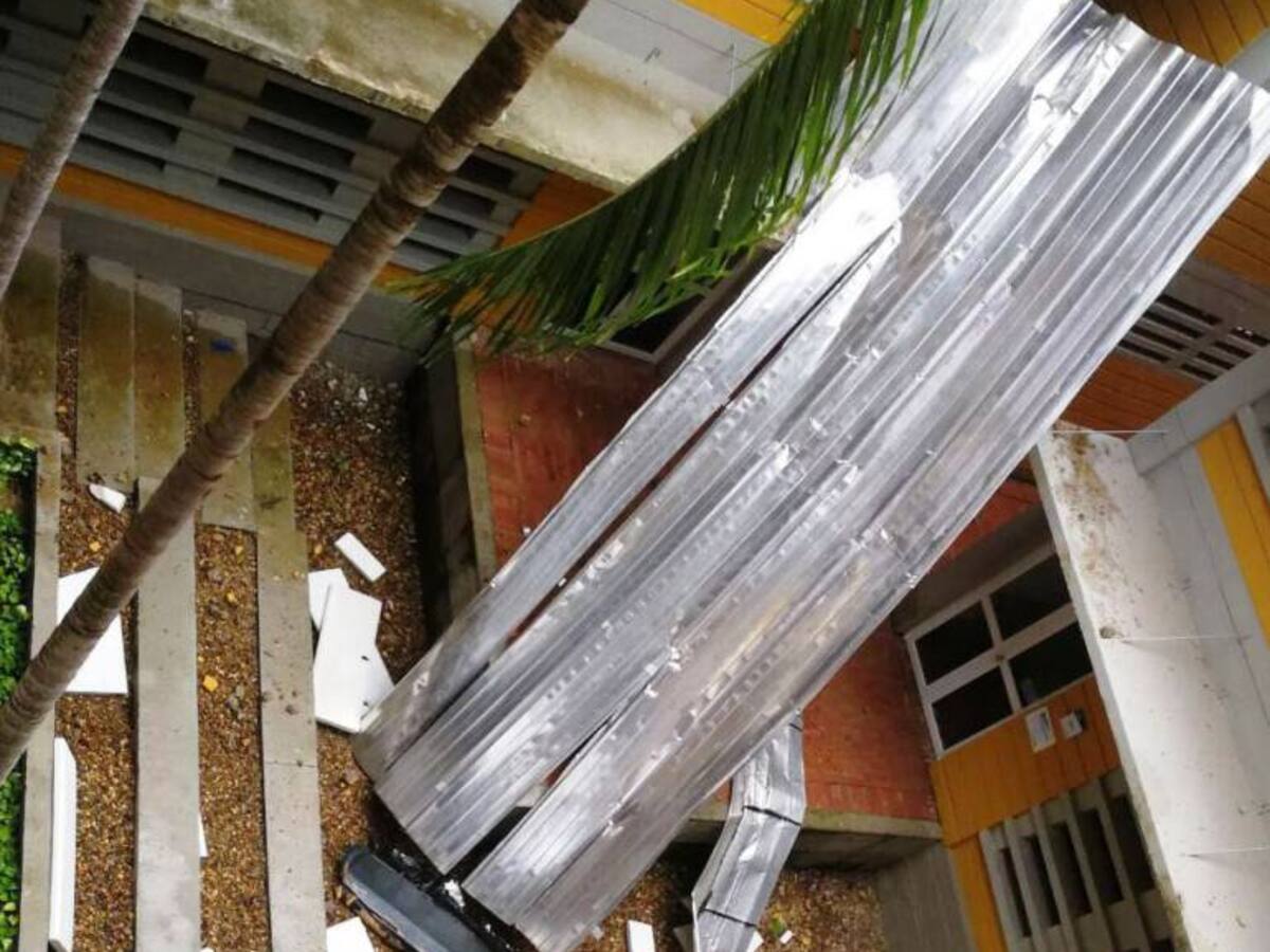 Fuertes vientos han acompañado las lluvias en Cartagena y el norte de Bolívar