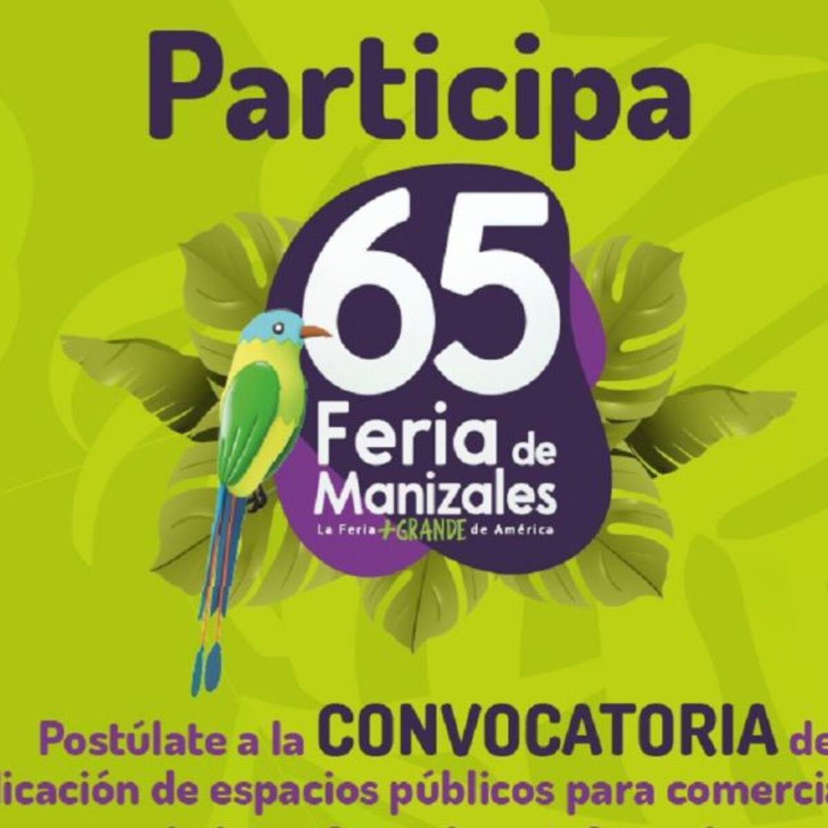 Abierta la inscripción para vendedores ambulantes en la Feria de Manizales