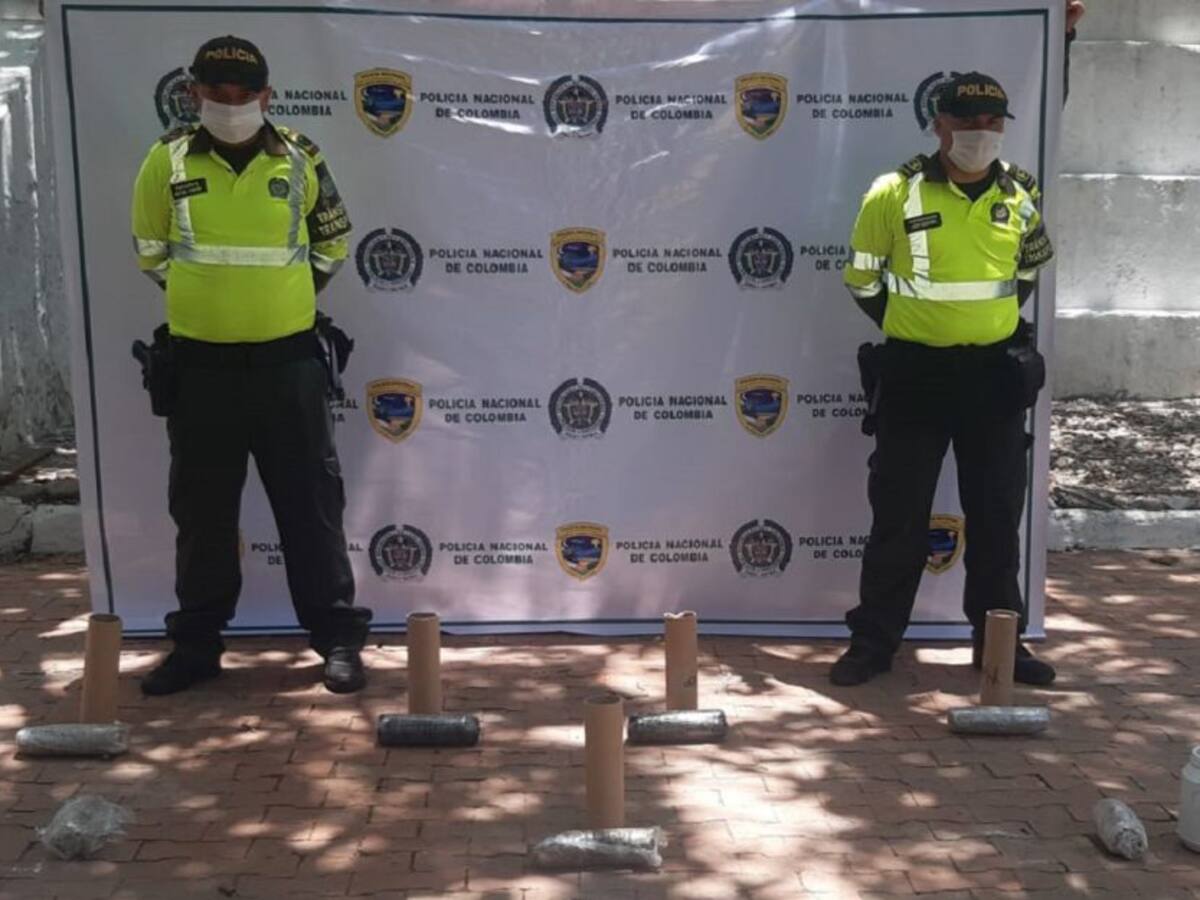 Interceptados 20 kilos de marihuana en un camión de encomiendas