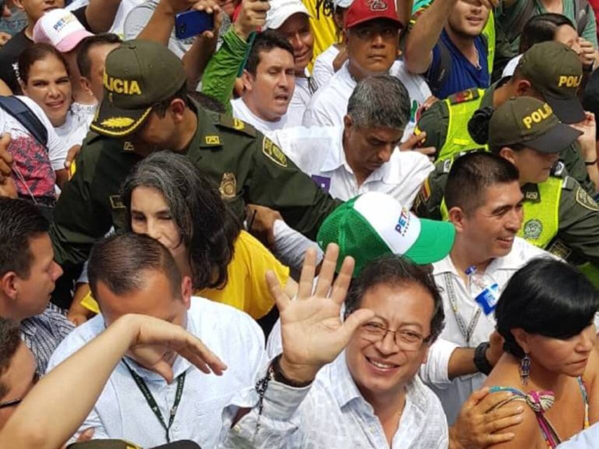 En una apretada agenda Gustavo Petro visitó a Cali