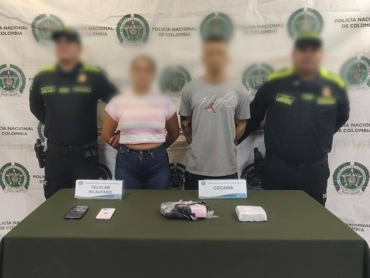 Golpe al microtráfico en Barranquilla: incautan más de 1,5 kilos de cocaína