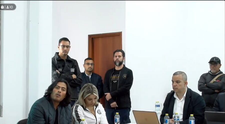 Audiencia de legalización de captura contra Nicolás Petro y Day Vásquez. Foto: Colprensa.