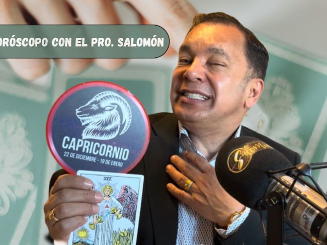 Él es el profesor Salomón, experto en la lectura del Horóscopo y el Tarot (Crédito: Profesor) // imagen de las cartas tomada de Getty Imagenes (Autora: Olena Ruban)