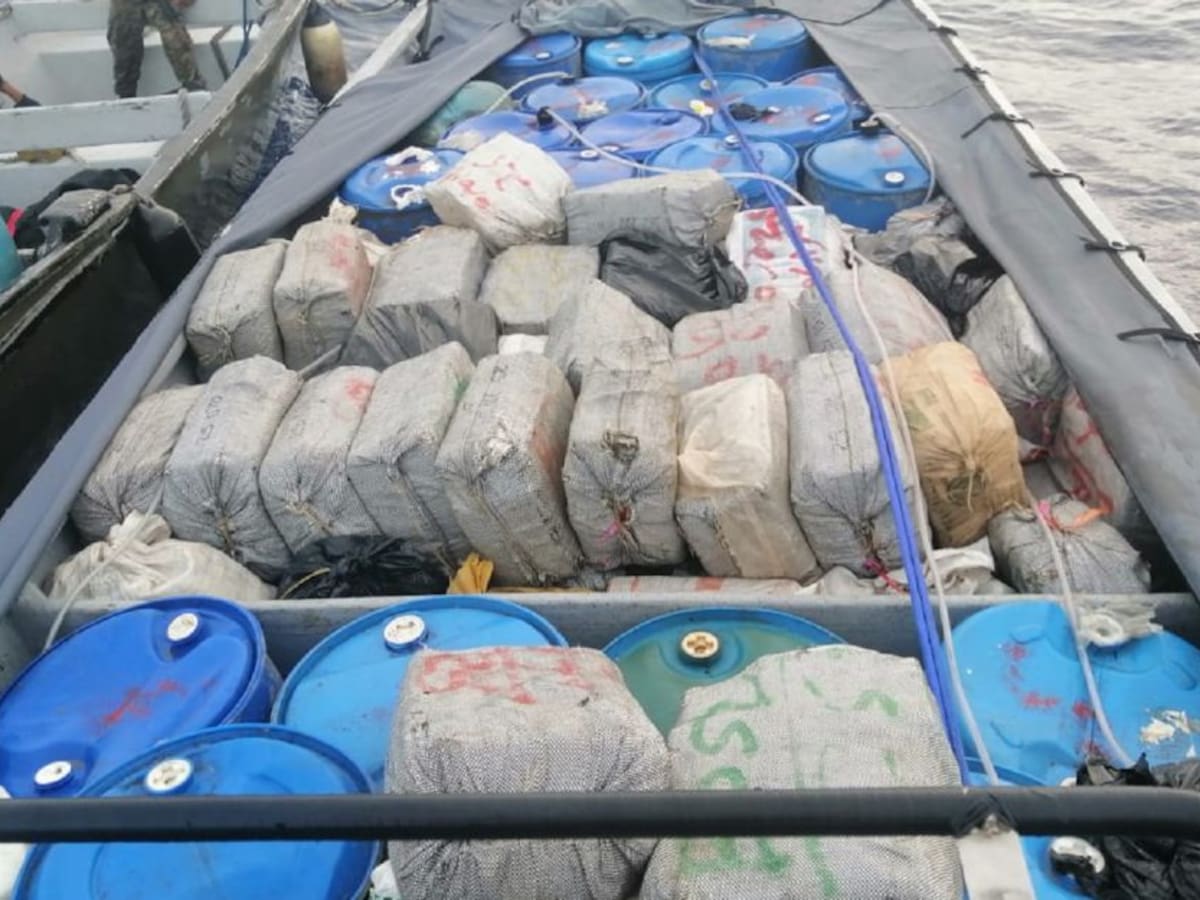 Panamá detiene 6 colombianos que transportaban 3 toneladas de droga