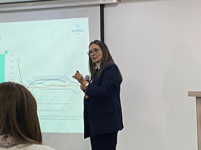 La Administradora de los Recursos del Sistema General de Seguridad Social en Salud (ADRES), Carmen Roció Rangel