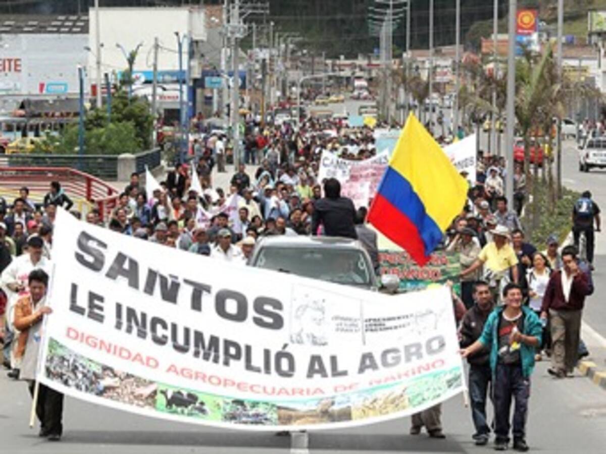 Germán Vargas dice que hay oportunismo electoral en el paro agrario