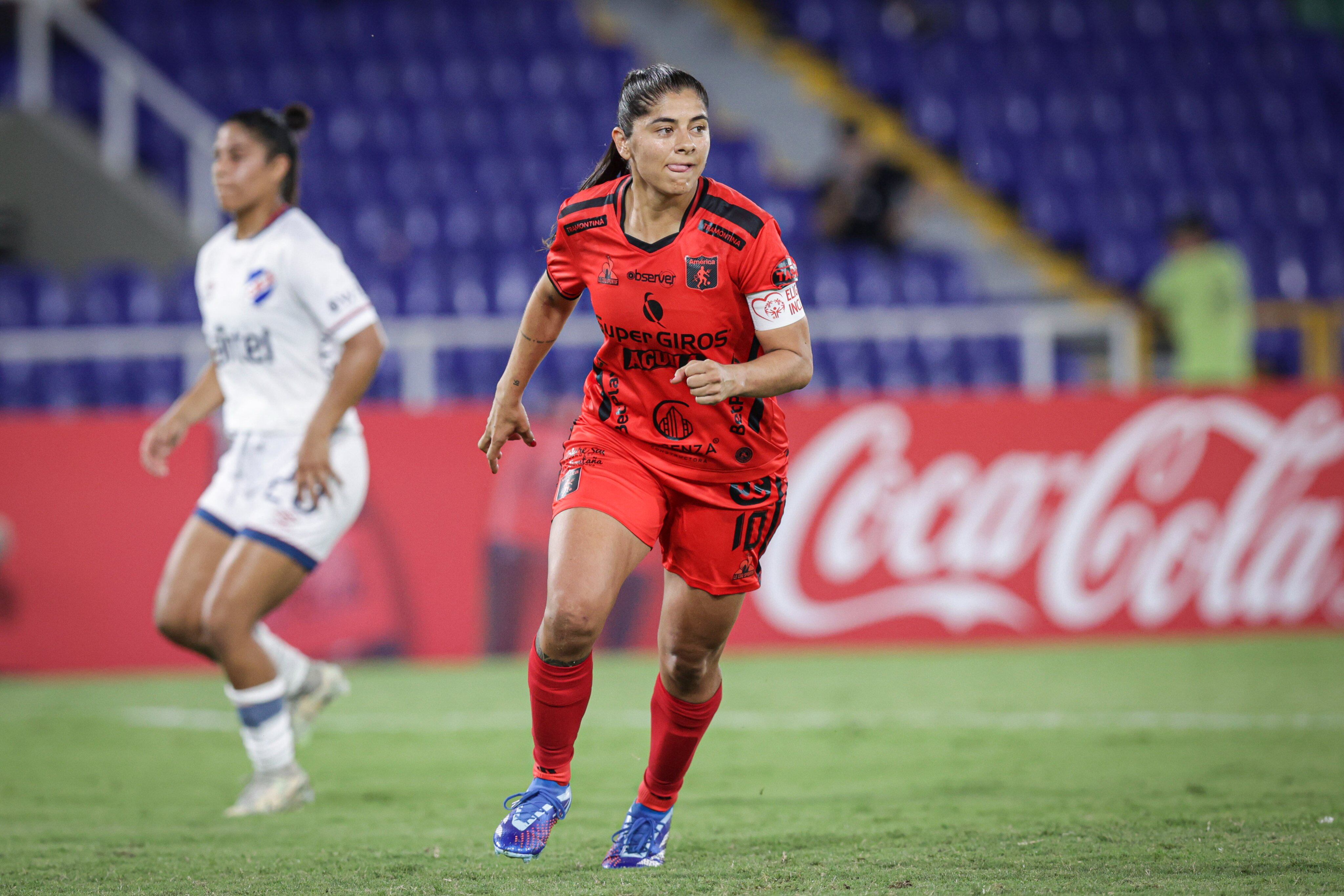 Cata Usme comandó la clasificación del América / @LibertadoresFEM