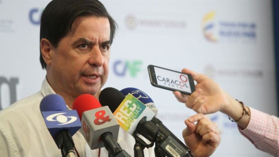 Ministro del Interior, Juan Fernando Cristo. Foto: Prensa Mindefensa