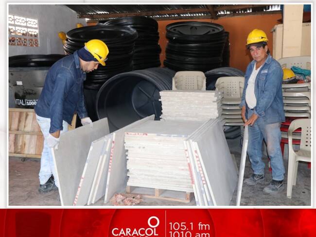 Recursos por el orden de los $644.321.401 para la optimización de almacenamiento de acueducto urbano del municipio de Tello. Un proyecto que ya tiene un avance del 65 por ciento.