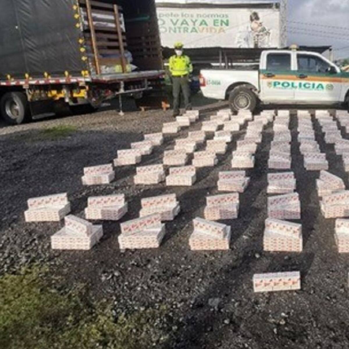 Incautadas casi 5.000 cajetillas de cigarrillos de contrabando en Manizales