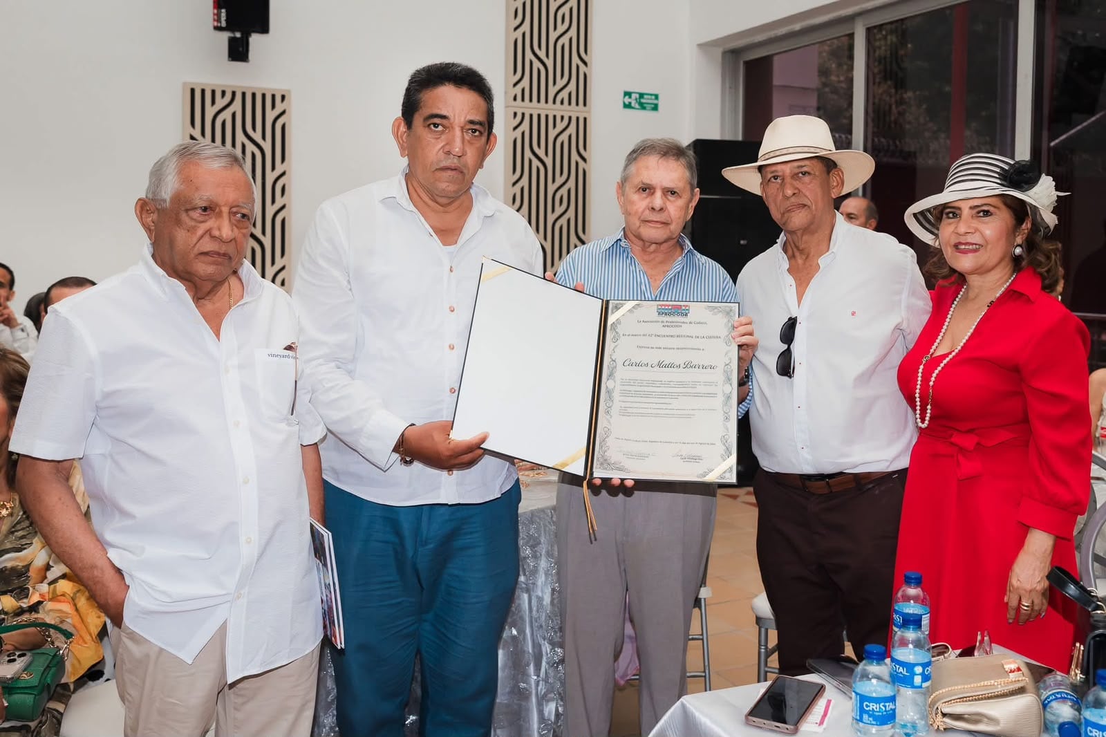 Reaparece Carlos Mattos: fue homenajeado en su natal Codazzi