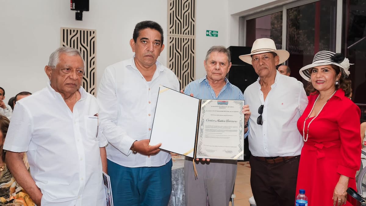 Reaparece Carlos Mattos: fue homenajeado en su natal Codazzi