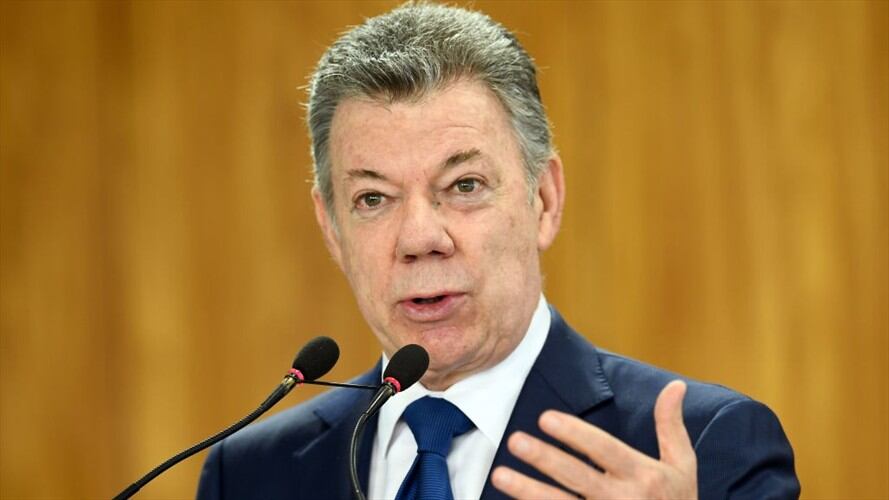 El presidente Juan Manuel Santos destacó, desde Berlín, que espera dejarle al próximo gobierno un acuerdo marco con el Eln al que puedan darle continuidad. Foto: Getty Images