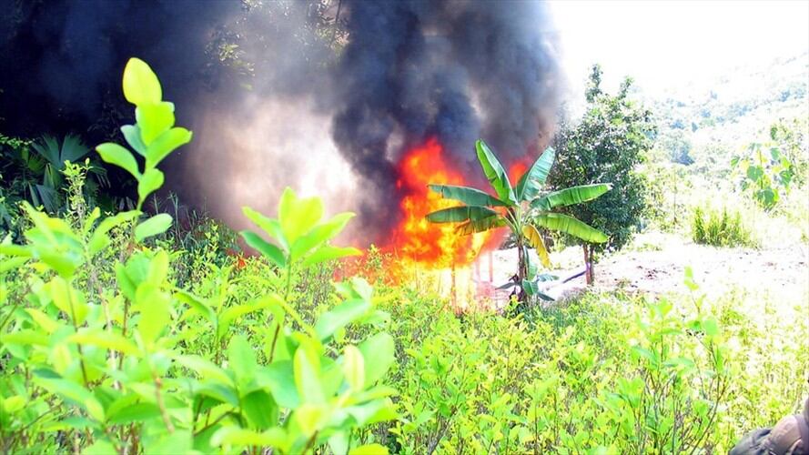 Laboratorio de droga / Imagen de archivo. Foto: Colprensa