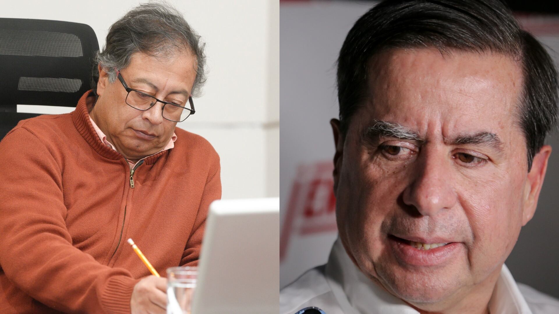 Gustavo Petro y Juan Fernando Cristo - Presidencia y Colprensa