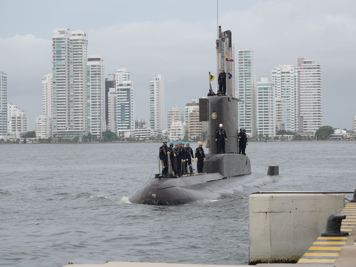 Submarino ARC “Tayrona” de la Armada regresó a Cartagena luego de misión internacional
