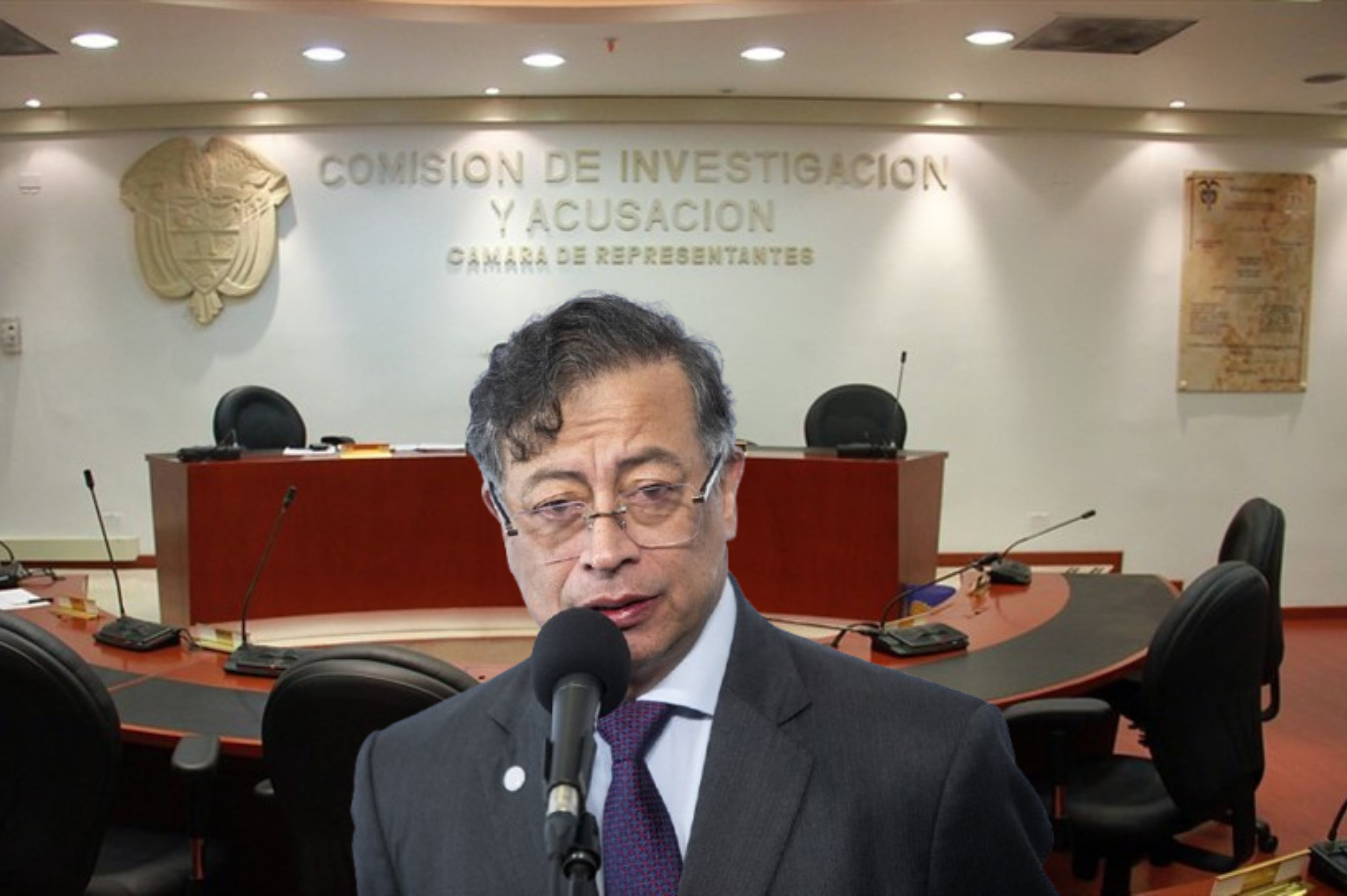 Imagen de referencia. Comisión de Investigación y Acusación: Colprensa / Gustavo Petro: Gettty Images.