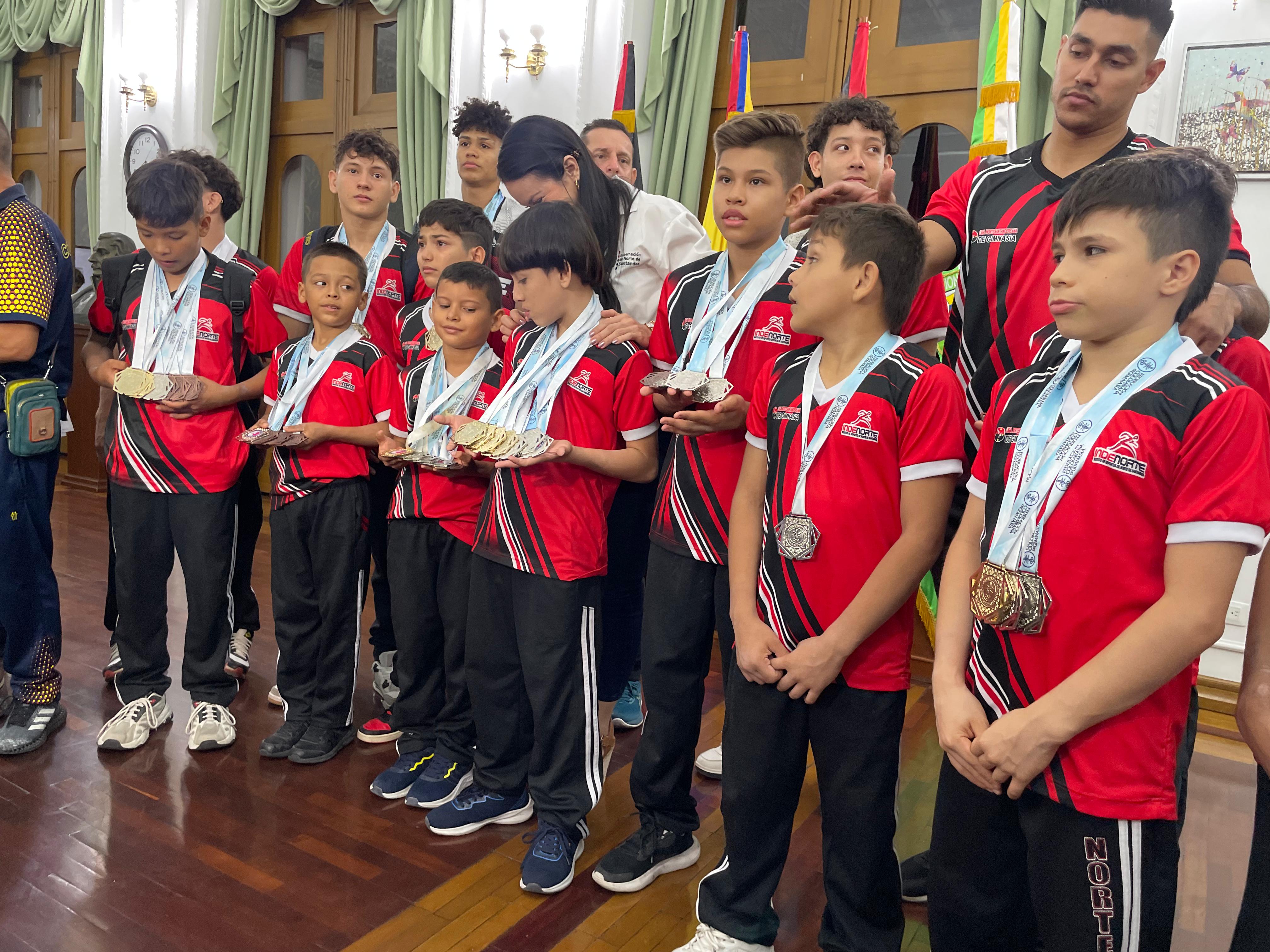 Delegación nortesantandereana de gimnasia / Foto:  Caracol Radio