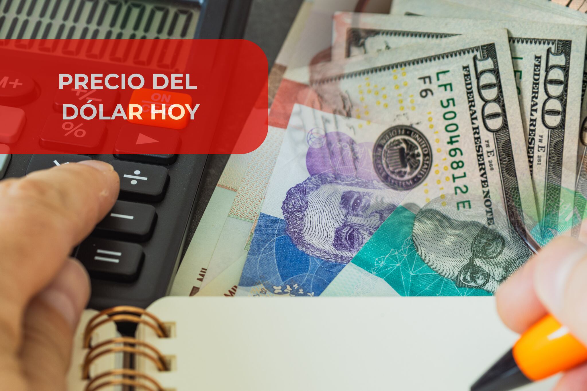 Imagen de la calculadora tomada de Getty Imagenes (Autor: Andrzej Rostek) // Imagen del dólar tomada de Getty imagenes (Autor: Hammarby Studios)