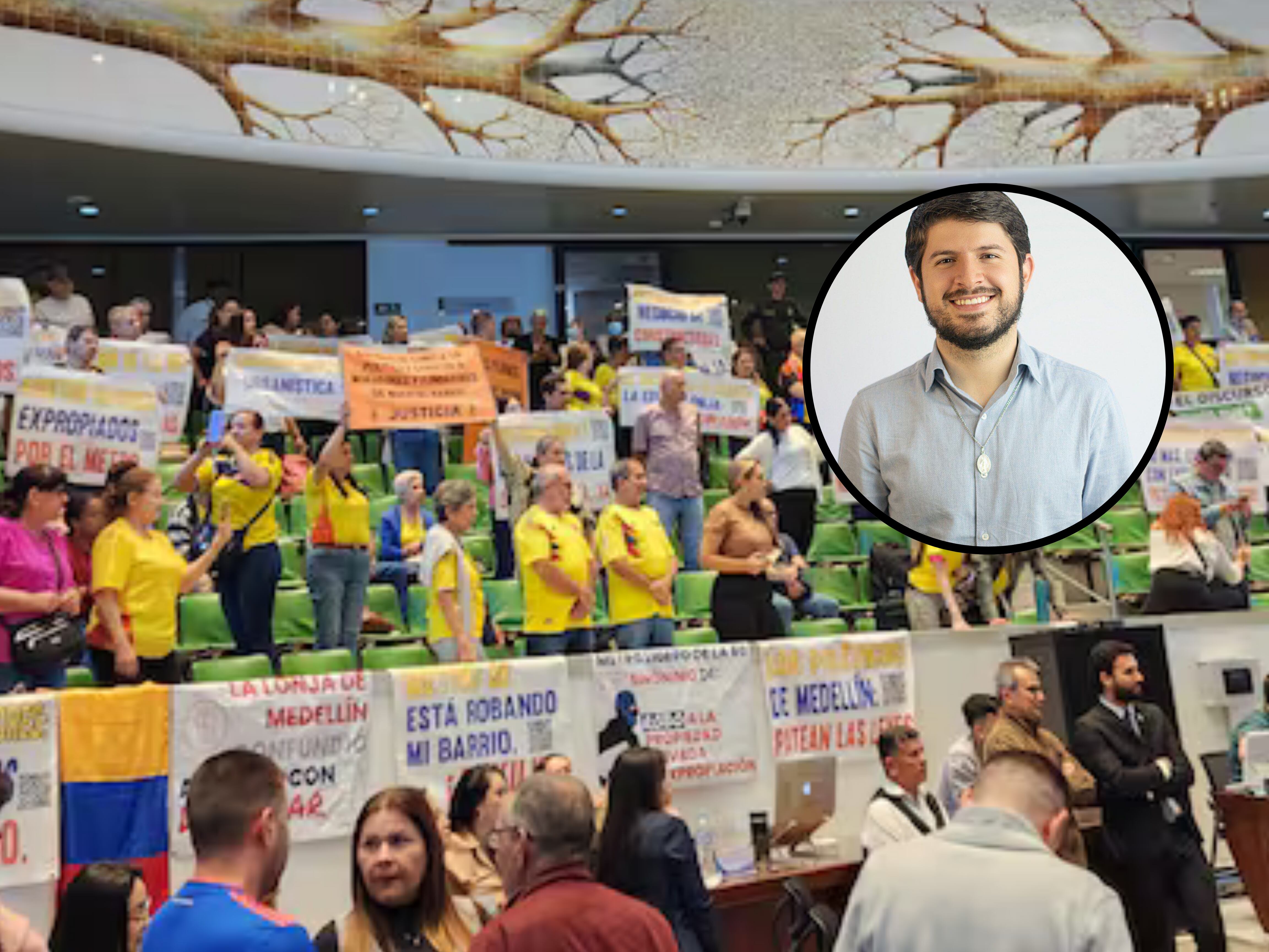 Representante a la Cámara por Antioquia Luis Miguel López pide evaluar compensaciones a moradores del Metro de la 80.