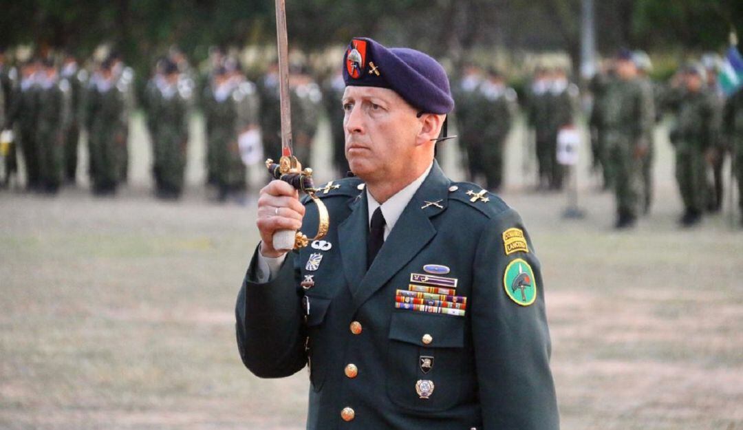 Coronel Walter Giraldo, comandante de Tolemaida