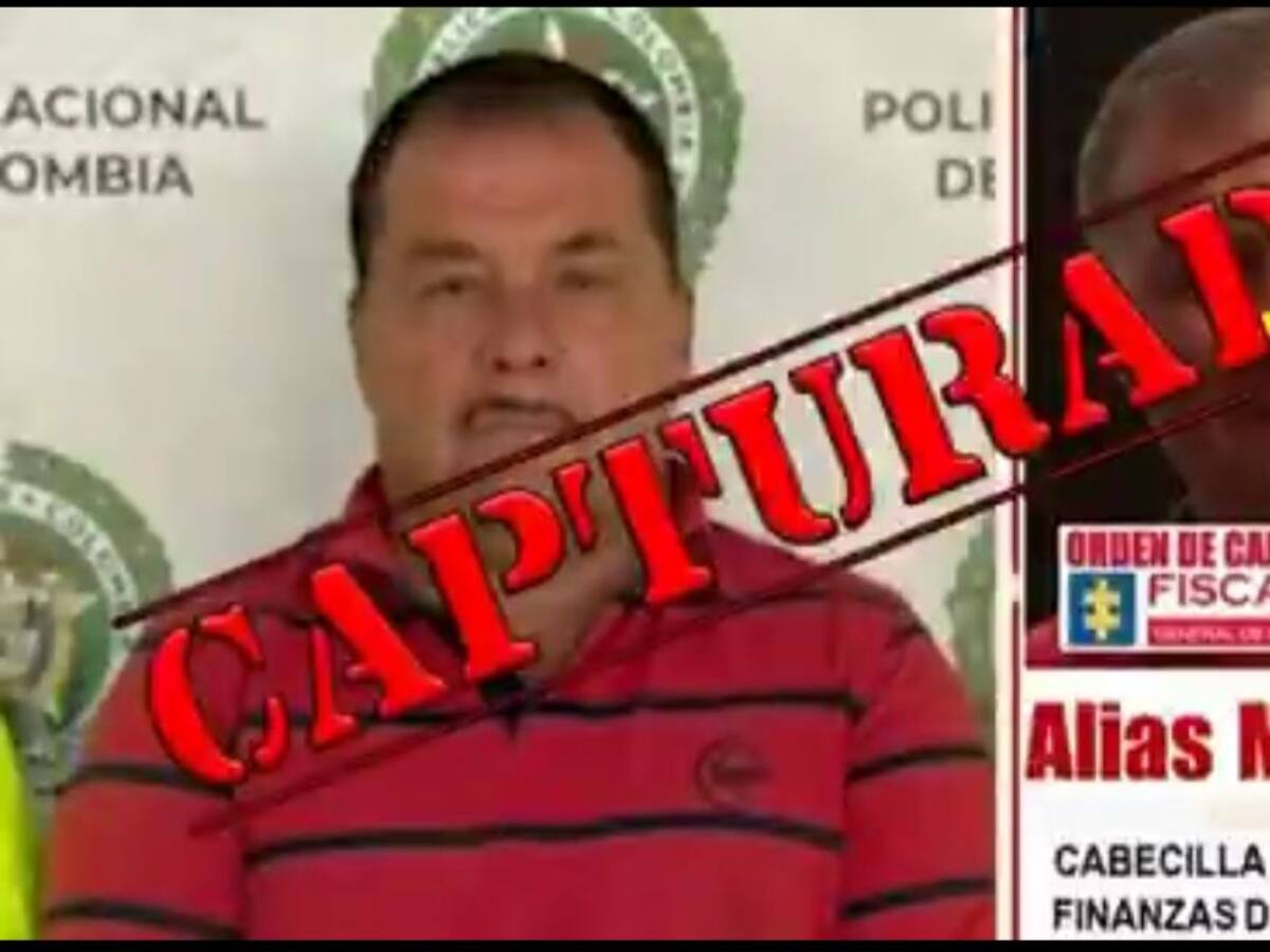 Hermano de Iván Mordisco, alias ‘Mono Luis’, fue capturado por la Policía