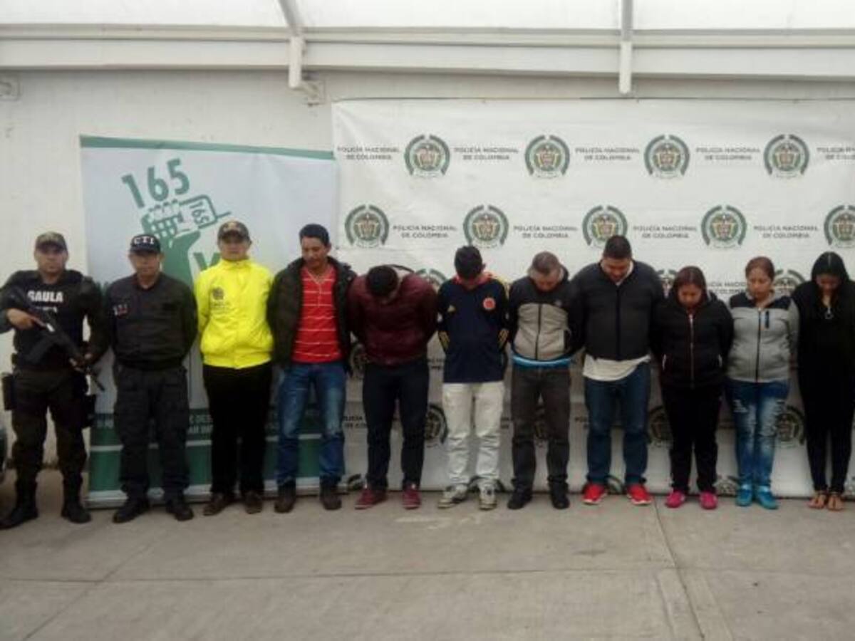 Desmantelan red de 15 extorsionistas cuyas víctimas eran empresarios y comerciantes de Boyacá