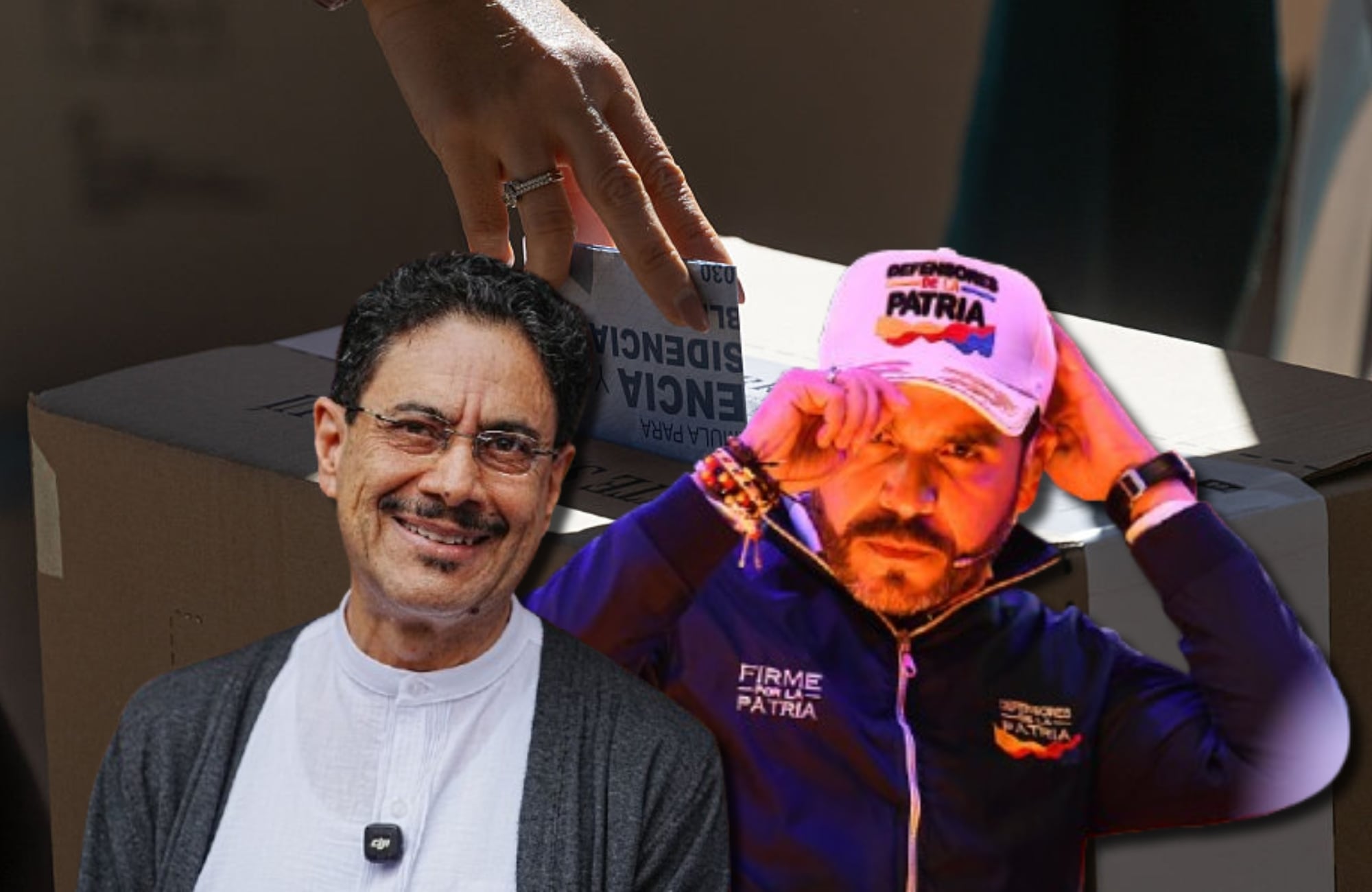 Elecciones Colombia, Iván Cepeda y Abelardo de la Espriella. Fotos: (Photo by Lucas Aguayo Araos/Anadolu via Getty Images) / (Photo by Andres Rot/Getty Images) / (Andres Lozano/Long Visual Press/Universal Images Group via Getty Images)
