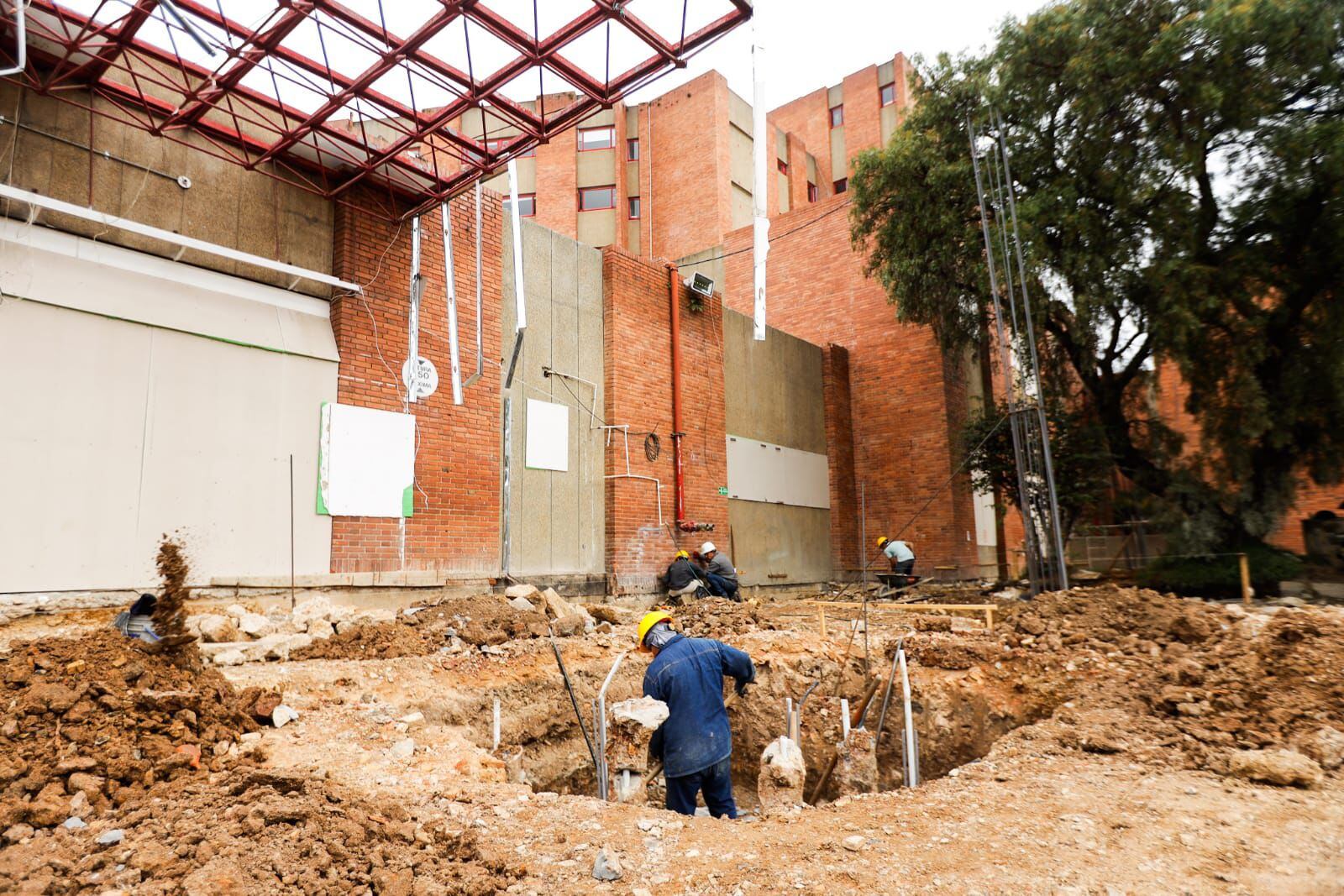 Las obras que se están realizando en el Hospital Universitario San Rafael de Tunja, se desarrollan en la zona de urgencias y la torre de alta complejidad / Foto: Suministrada.