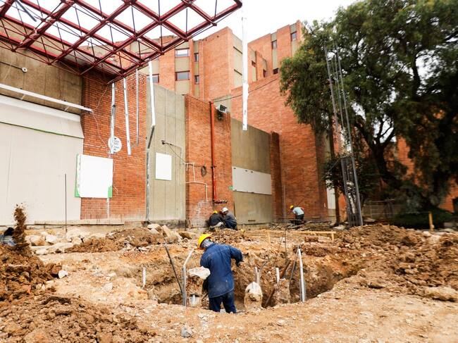 Las obras que se están realizando en el Hospital Universitario San Rafael de Tunja, se desarrollan en la zona de urgencias y la torre de alta complejidad / Foto: Suministrada.