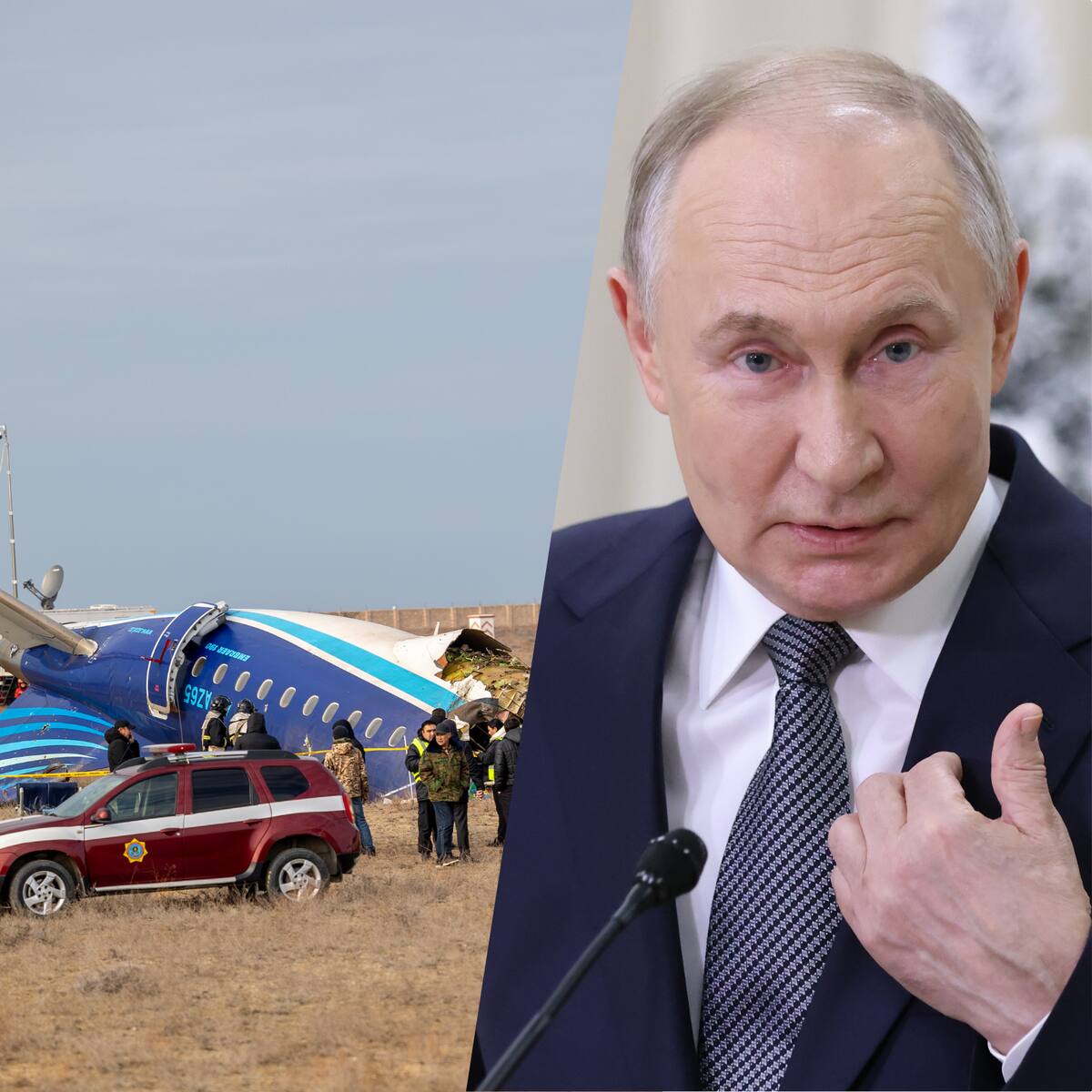¿Rusia reconoció haber derribado avión de Azerbaiyán?