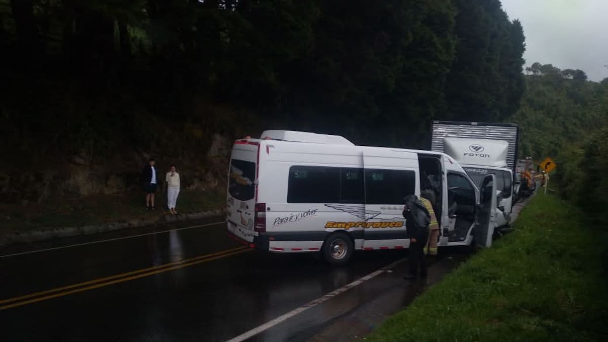 Accidente en la vía Manizales- Bogotá dejó por lo menos seis personas lesionadas