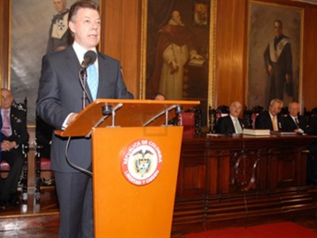 Presidente Santos y conservadores sellan reconciliación