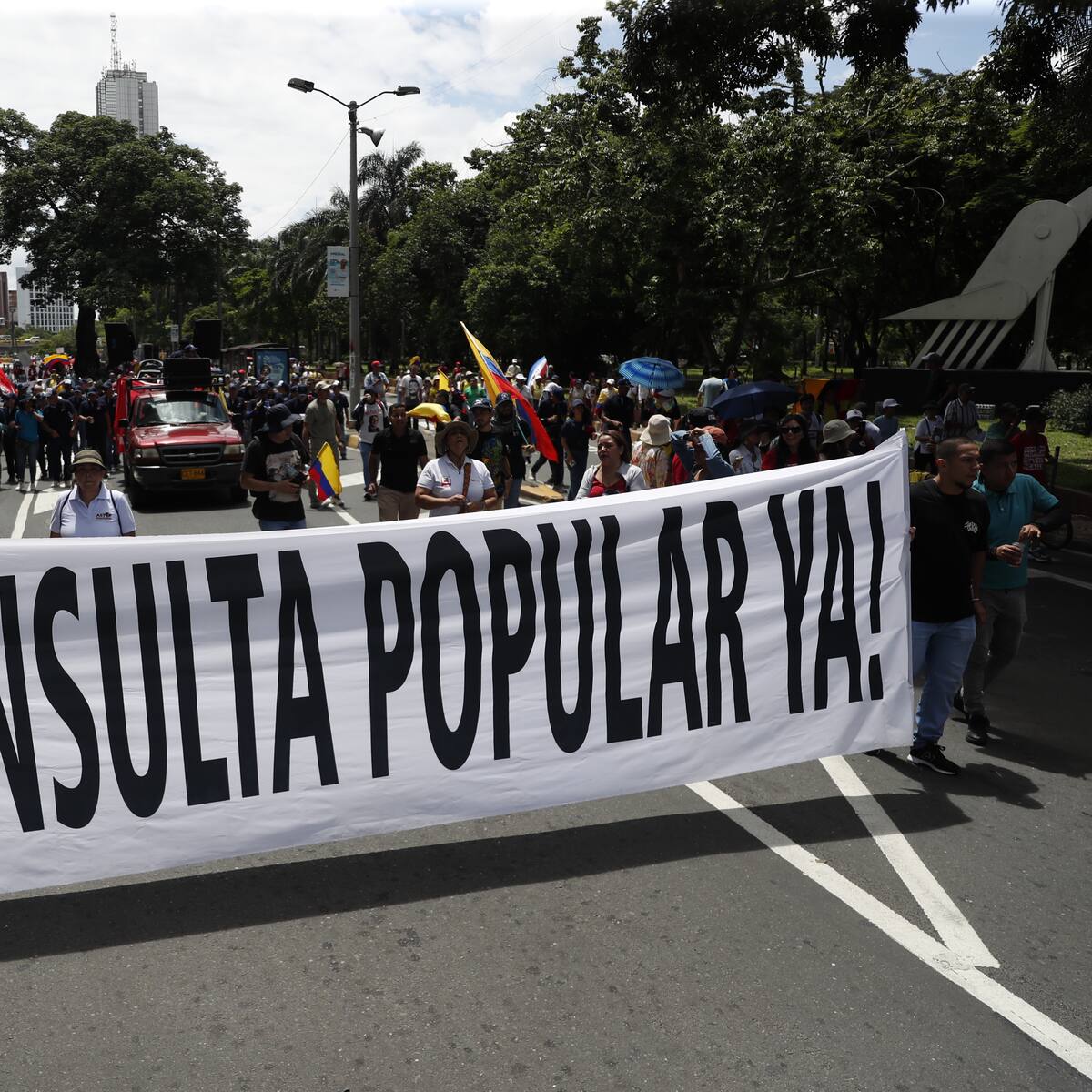 Paro nacional y marchas en apoyo a consulta popular se concentrarán en Bogotá en la Plaza de Bolívar