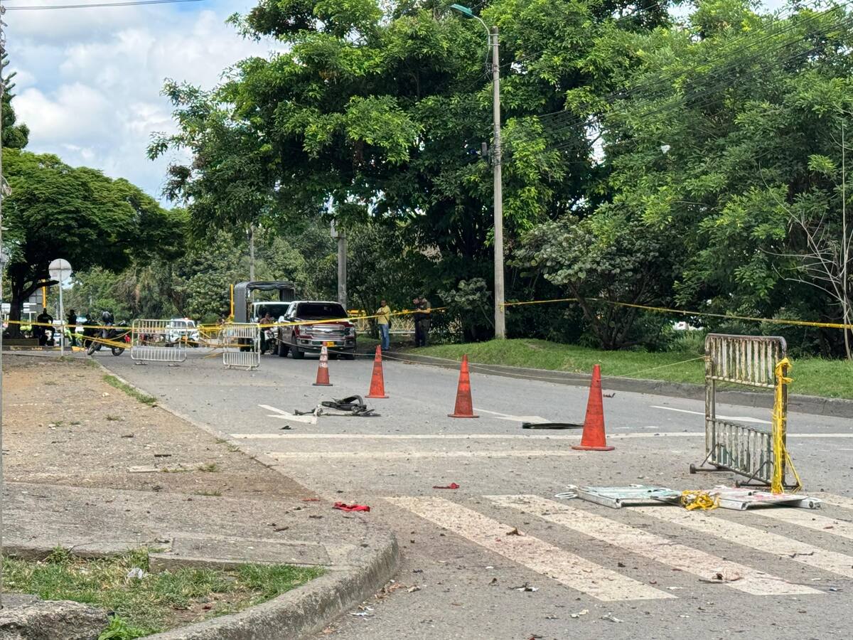 Atentado con explosivo a estación de Policía del oriente de Cali deja tres lesionados