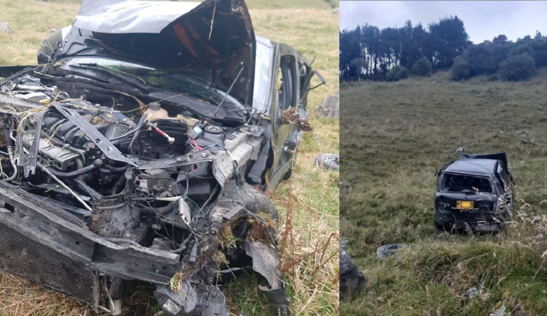 Accidente en el Alto de Letras