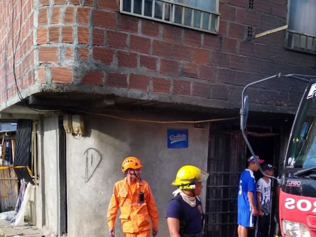 Tres heridos en incendio de una vivienda en Dosquebradas, Risaralda