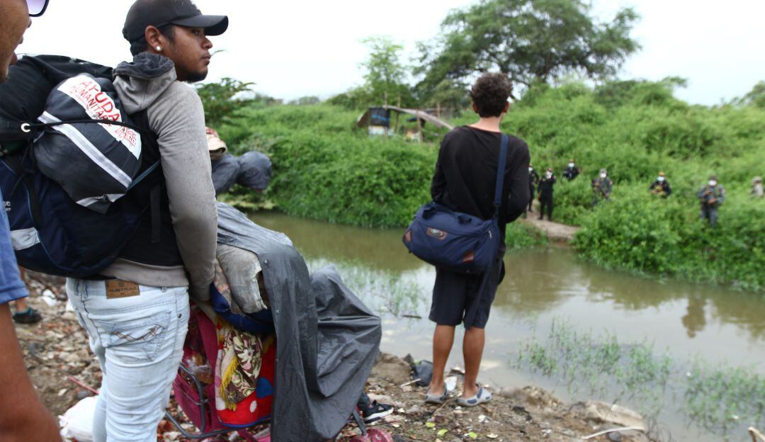 Migrantes venezolanos. 
