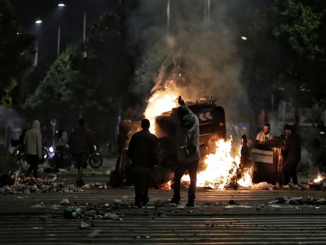 Disturbios y enfrentamientos se viven en el Portal las Américas