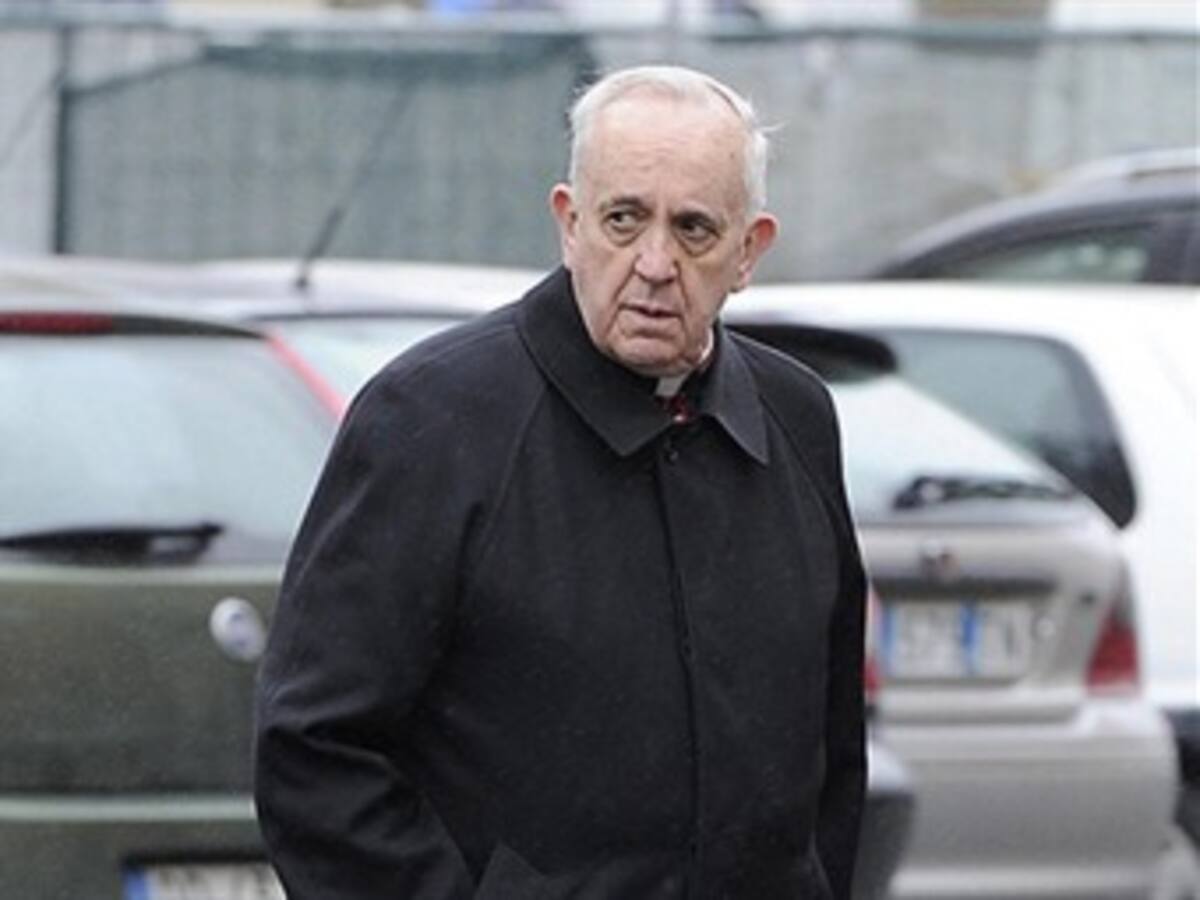 El papa pagó hoy la cuenta de la residencia donde se alojó antes del cónclave