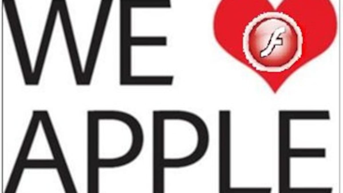 Adobe responde con creatividad ataques de Apple