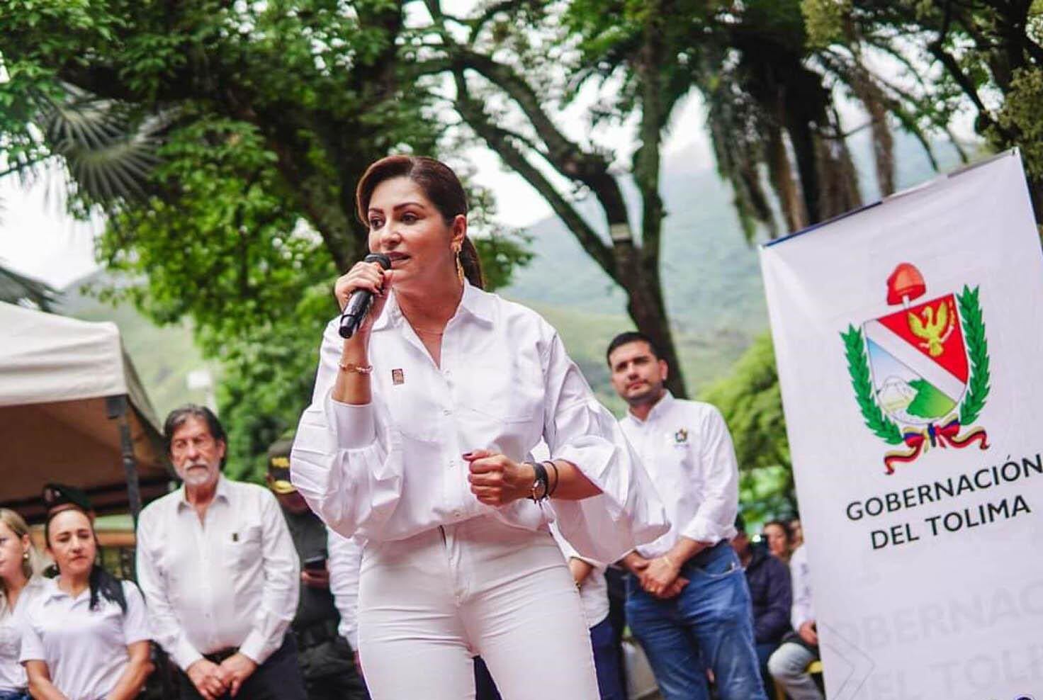 Adriana Matiz, gobernadora del Tolima. Foto: cortesía.