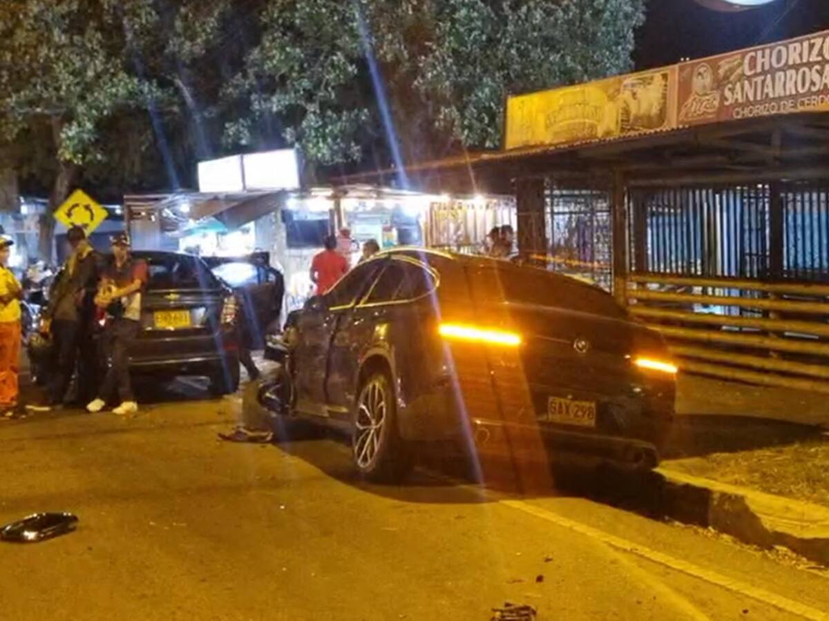 Persecución de una camioneta BMW ocasionó violento accidente en Ibagué