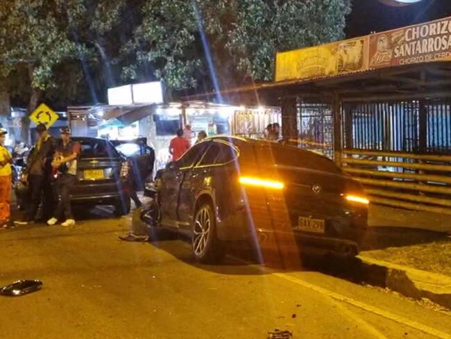 Accidente en la vía a la variante de Ibagué