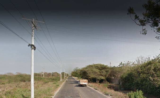 Vía Caracolí en Malambo, donde se dio el hallazgo del cuerpo./Google Maps