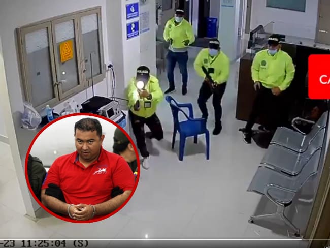 Imagen en referencia al atentado contra Jorge Luis Alfonso López, alias &#039;Gatico&#039;, en una clínica de Barranquilla.