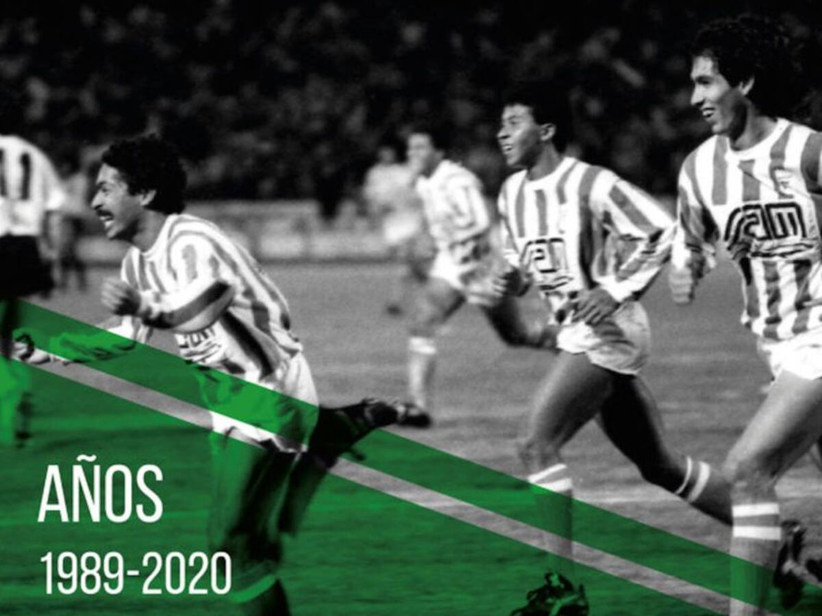 Hace 31 años Atlético Nacional hacía historia y ganaba la Copa Libertadores